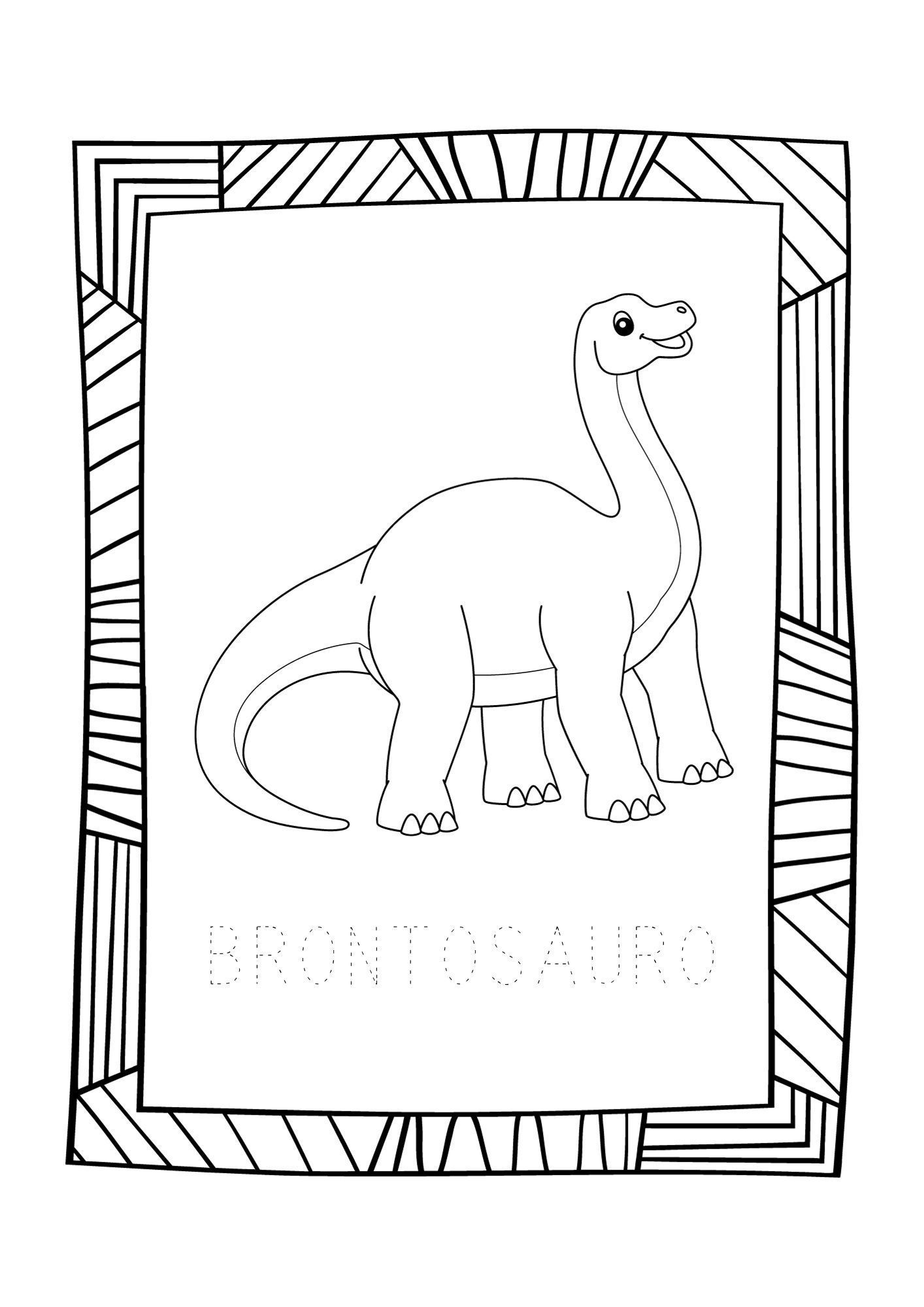 Dinosauri da colorare da stampare