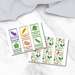 flashcards verdura in italiano