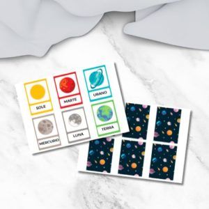 flashcards sistema solare