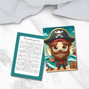 storia in corsivo per bambini - il pirata generoso