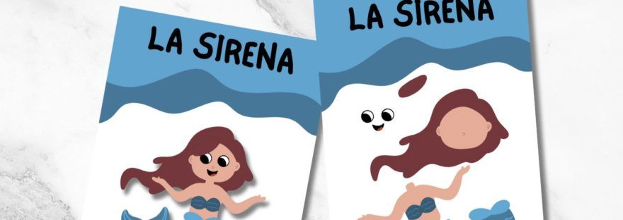 lavoretto sirena per bambini