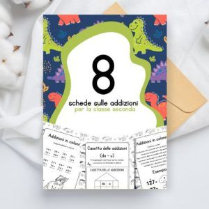 schede didattiche addizioni classe seconda