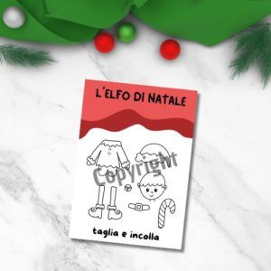 lavoretto elfo di natale