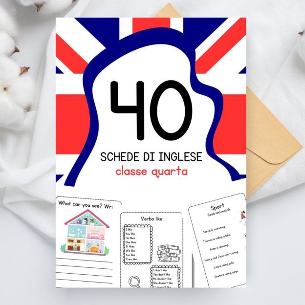 schede didattiche inglese classe quarta