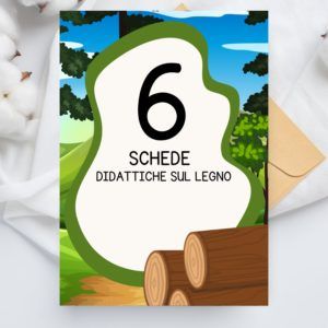 schede didattiche sul legno