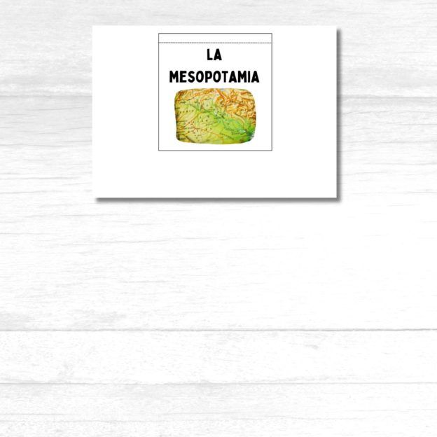 Lapbook Babilonesi classe quarta - PDF da stampare - immagine 4