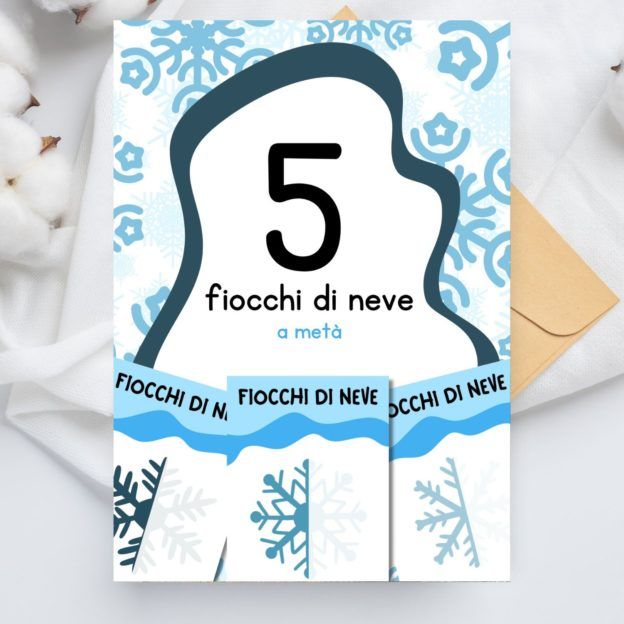 lavoretto fiocchi di neve