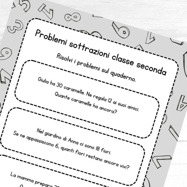 Problemi con le sottrazioni classe seconda - immagine 3