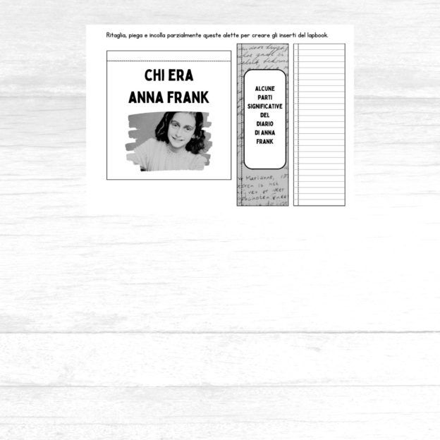 Lapbook Anna Frank da stampare - immagine 3