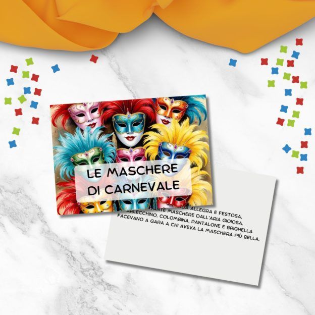 storia per kamishibai sul carnevale