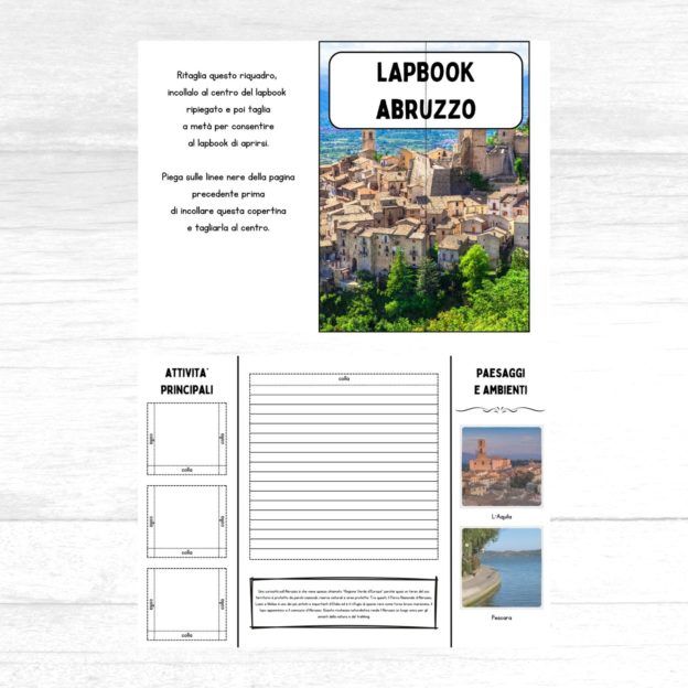 Lapbook Abruzzo scuola primaria da stampare - immagine 2