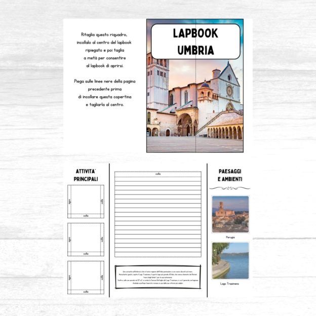 Lapbook Umbria scuola primaria da stampare - immagine 2