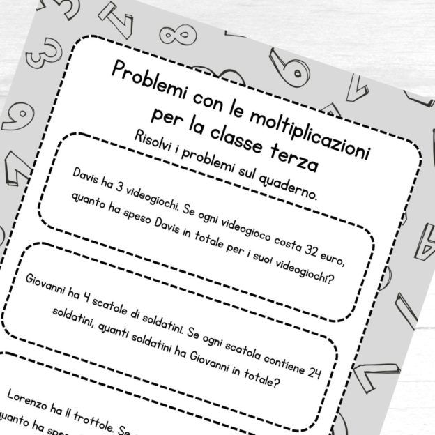 Problemi con le moltiplicazioni classe terza - immagine 3