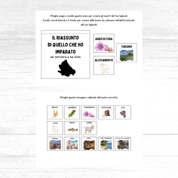 Lapbook Abruzzo scuola primaria da stampare - immagine 3