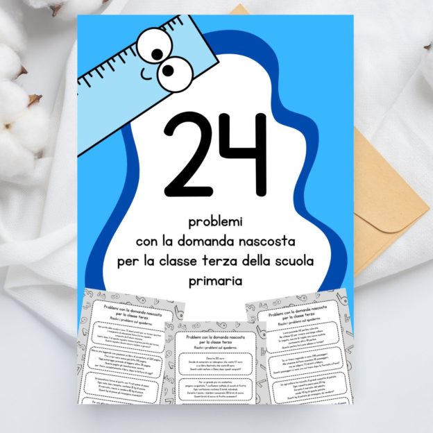 problemi con la domanda nascosta per la classe terza della scuola primaria
