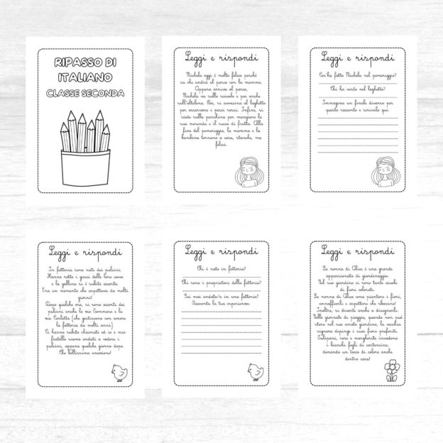 Ripasso di italiano classe seconda - Compiti delle vacanze italiano classe seconda - immagine 2