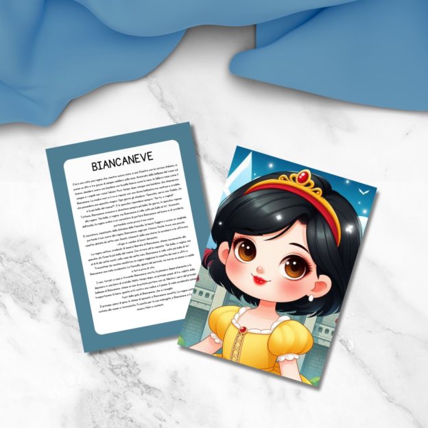 Storia di Biancaneve da stampare per bambini